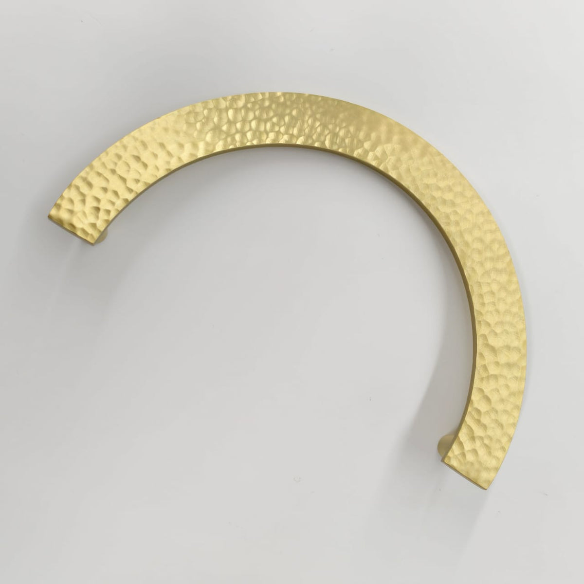 Luna Solid Brass Semi-Circle Cabinet Pull