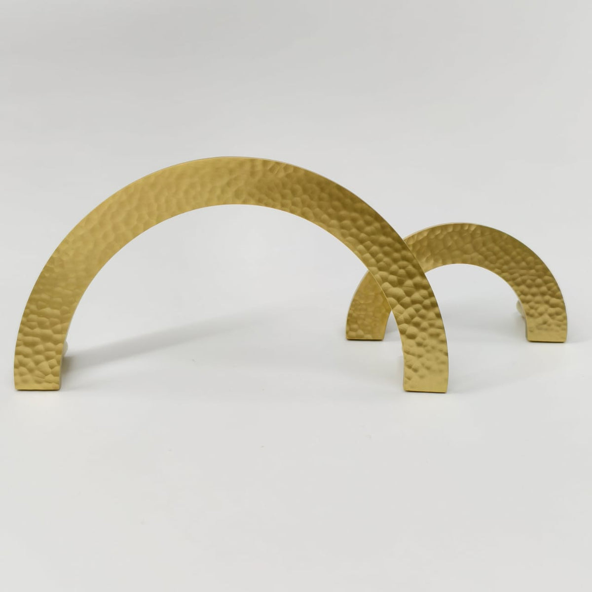 Luna Solid Brass Semi-Circle Cabinet Pull