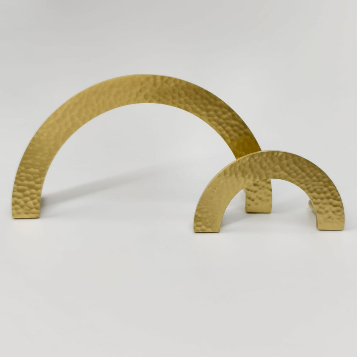 Luna Solid Brass Semi-Circle Cabinet Pull
