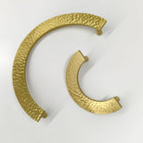 Luna Solid Brass Semi-Circle Cabinet Pull