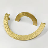 Luna Solid Brass Semi-Circle Cabinet Pull